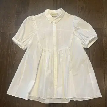 UNITED ARROWS 화이트 반팔 셔츠