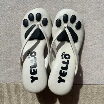 YELLO ANGELIC TONGS SANDALS M 새상품