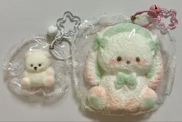 토끼 곰 스퀴즈 모후모후 마쉬멜로우 2개 세트