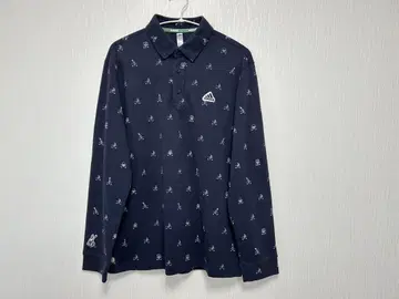 adidas 골프 네이비 피케 셔츠 아디다스 가을 남성용 긴팔