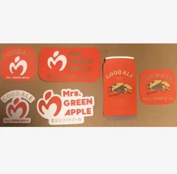 기린굿에일 Mrs.GREEN APPLE 오리지널 스티커