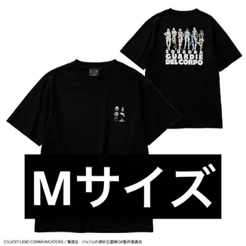 죠죠의 기묘한 모험 황금의 바람 프린트 반팔 T셔츠 M 사이즈