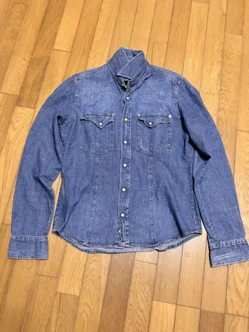 SISLEY 데님 셔츠 L 선착순