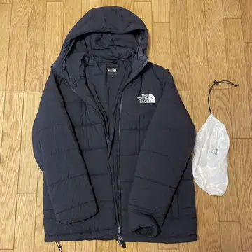 THE NORTH FACE 다운 재킷 블랙 수납 봉투 포함
