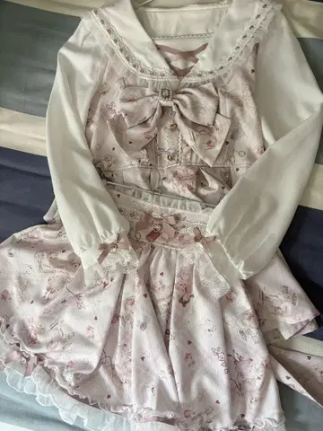 양산형 Sewing Bear 패턴 셋업 리즈리사