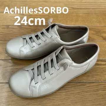 미사용품 아킬레스 솔보 AchillesSORBO 가죽 24 베이지