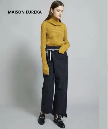 MAISON EUREKA 메종 에우레카 블랙 데님 * 끈 없음