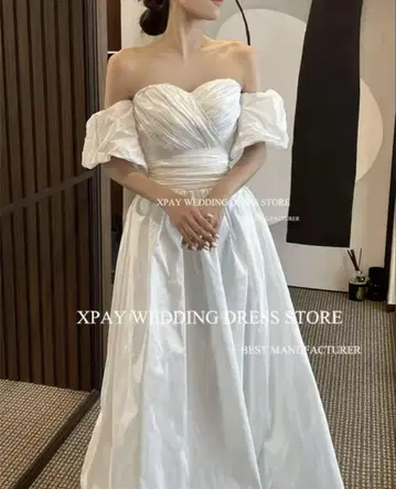 웨딩 드레스 A라인 드레스 결혼식 사전 촬영