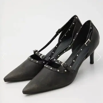 SMALL STUDS 펌프스 24.5-25.0cm 블랙