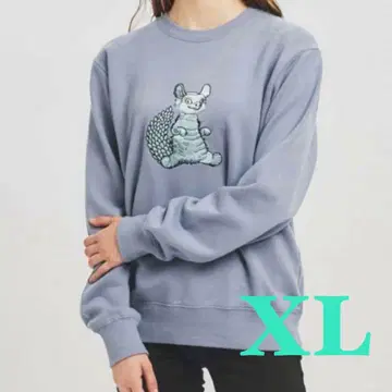 graniph 이시쿠로 아야코 토게오짱 맨투맨 남녀 공용 XL