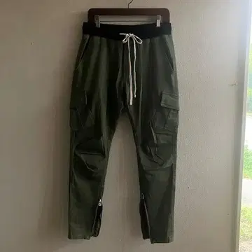 Danke Schon 카고 팬츠 올리브 그린 팬츠 던케 쇤