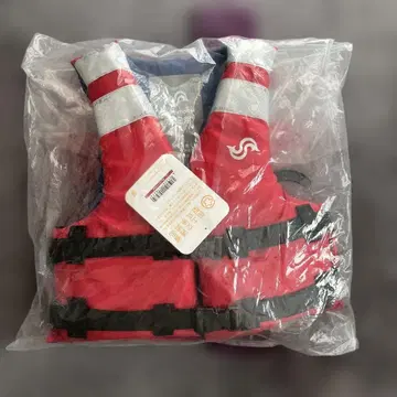 BLUESTORM 아동용 L 사이즈 구명 조끼 빨간색 40kg 미만