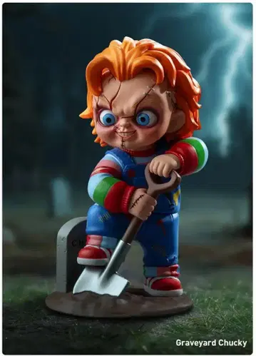 POP MART Graveyard Chucky 피규어
