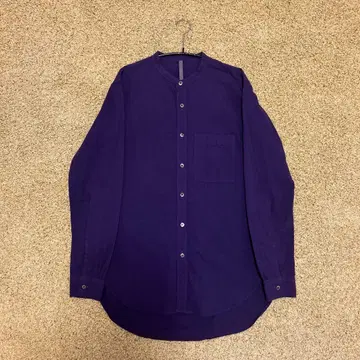 KAZUYUKI KUMAGAI ATTACHMENT 밴드 카라 셔츠