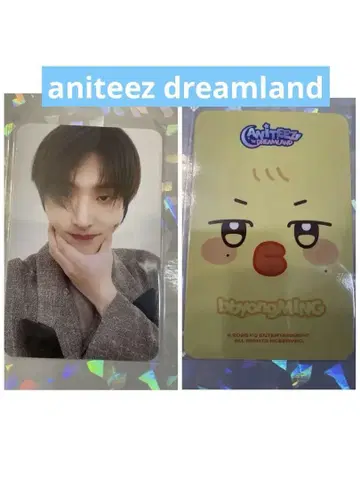ateez 아니티즈 페이스 키링 dreamland 민기