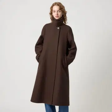 Steven Alan 울 비버 텐트 코트