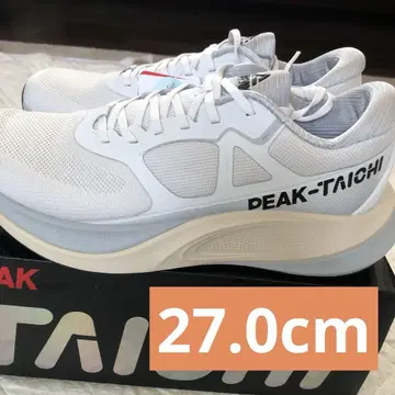 새상품 [ PEAK ] 러닝화 워킹 27cm 경량 발볼 넓은 2E
