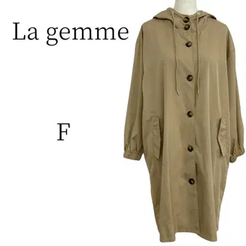 새상품급 La gemme 라지엠 브라운 긴팔 모즈 코트 FREE SIZE