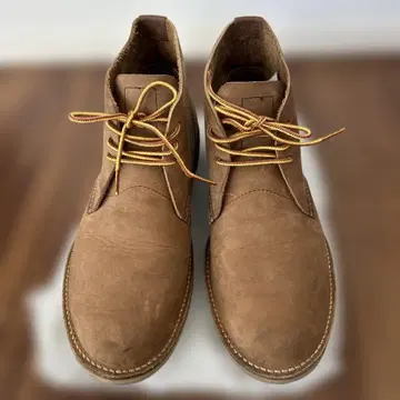 브라운 스웨이드 처카 부츠 27cm