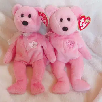 [오늘 발송 가능 ] Ty 비니 베이비스 곰 봉제 인형 사쿠라