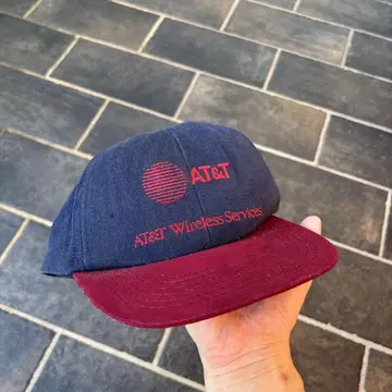 90s USA제 AT&T 캡 기업 구제 의류 vintage 투톤