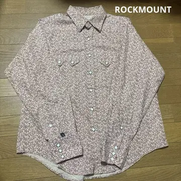 ROCKMOUNT 락마운트 웨스턴 긴팔 15.5x33.5 USA제