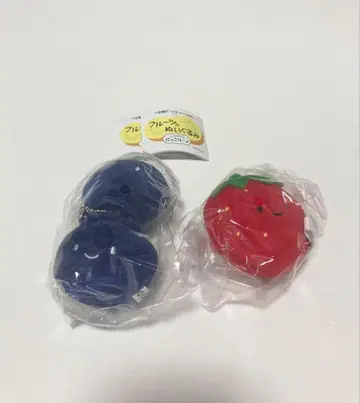 [ 블루베리 & 딸기 ] 닛코리노 후르츠 봉제 인형