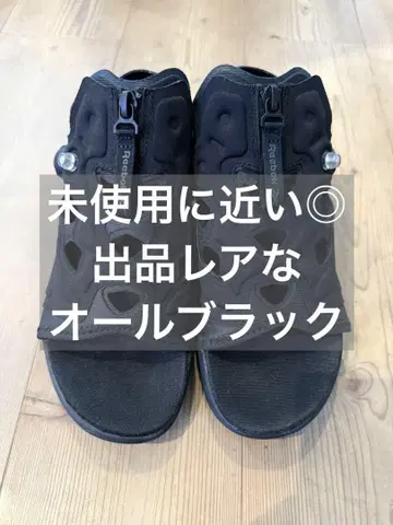 인스타펌프 퓨리 샌들 지퍼 23cm Reebok 블랙