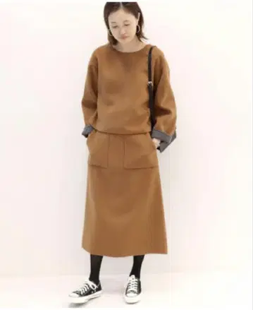 SLOBE IENA 더블 페이스 리버서블 셋업 스커트