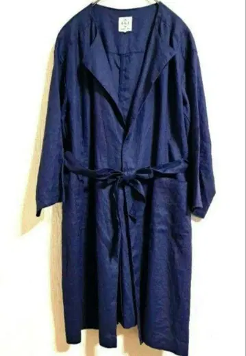 사만사 모스모스 린넨 노카라 코트