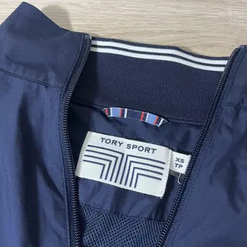 TORY SPORT 네이비 윈드브레이커 XS