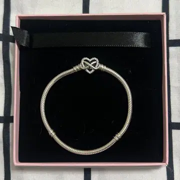 판도라 모먼츠 스네이크 체인 실버 팔찌 18cm