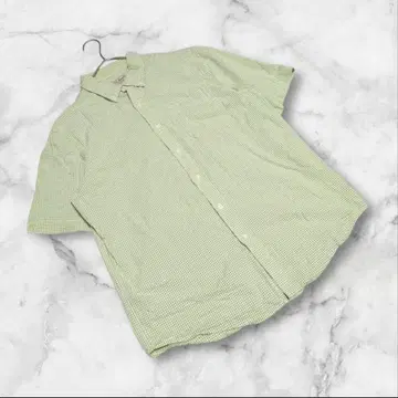 [ 엘엘빈 ] ( L ) 버튼다운 셔츠 깅엄 체크 패턴 시어 서커