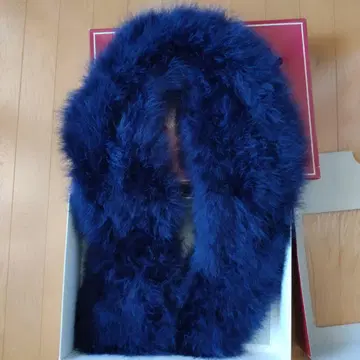 Lucifer 루시퍼 마라부 페더 숄 깃털 숄