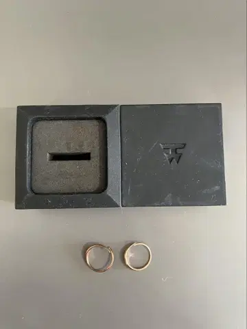 TOMWOOD ear loop 귀걸이 로즈 골드