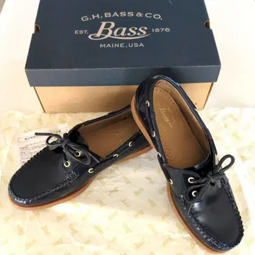 G.H.BASS&CO. 데크 슈즈 네이비