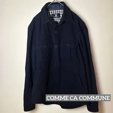 [ 새상품급 ] COMME CA COMMUNE 네이비 커버올 M 레어