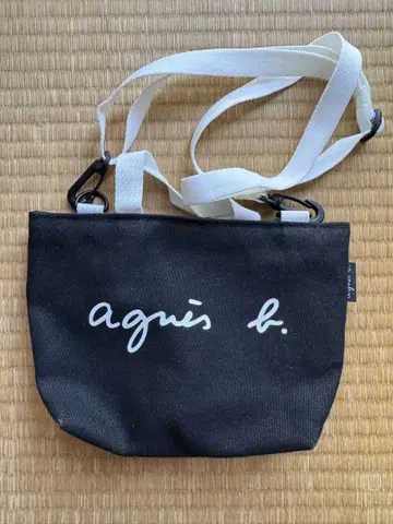 agnis b. 블랙 숄더백 블랙