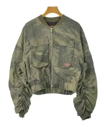 DIESEL 밀리터리 블루종 여성용