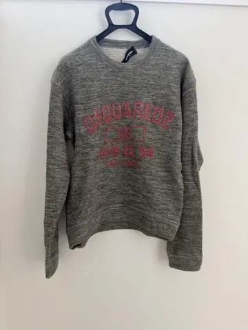DSQUARED2 그레이 크루넥 맨투맨 S 사이즈