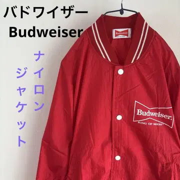 버드와이저 Budweiser 나일론 자켓 블루종