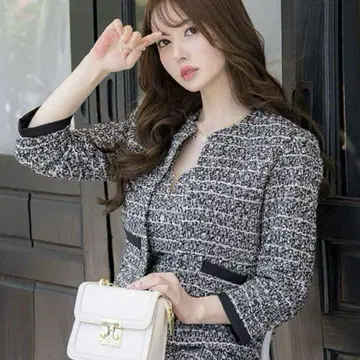 Jewels by sugar 트위드 자켓