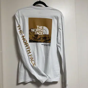네고 불가 THE NORTH FACE 롱 슬리브 셔츠 화이트