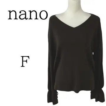 nano 나노 브라운 긴팔 니트/스웨터 FREE SIZE