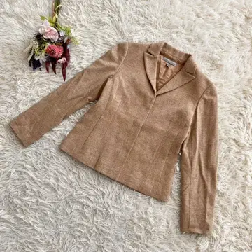 미사용급 [ ANNE KLEIN ] 테일러드 자켓 긴팔 울 캐시미어 S