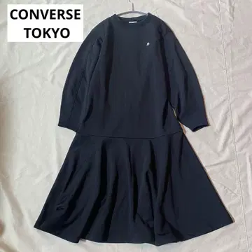 컨버스 도쿄 머메이드 라인 롱 원피스 블랙 원사이즈