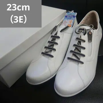 266 [새상품] 23cm (3E) 고급 스니커즈 펌프스