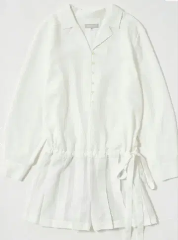 MOUSSY 플리츠 셔츠 미니 드레스