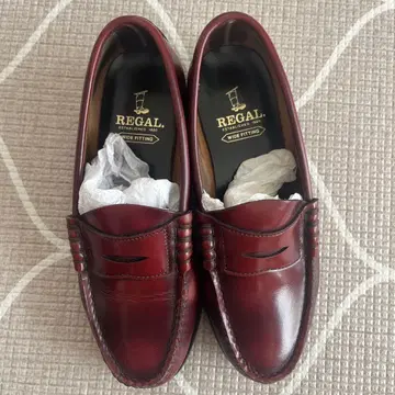 REGAL 버건디 로퍼 22.5cm