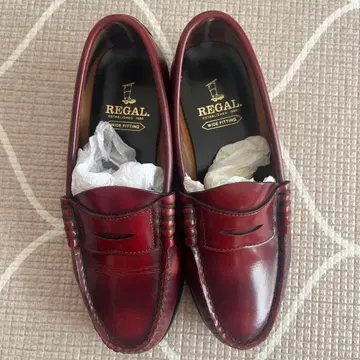 REGAL 버건디 로퍼 22.5cm